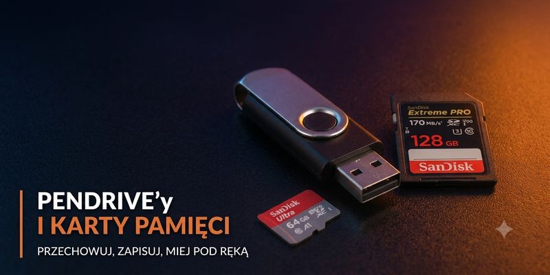 Pendrive'y, karty pamięci i akcesoria — Asumpt Żoliborz